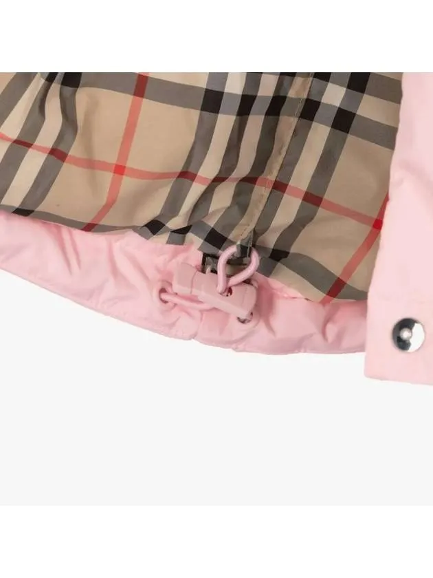 4Y6Y Kids Logo Down Padding Jumper Light Pink 8069477 Italian