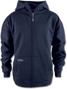 Arborwear Tech Double Thick Mens Zip Up Hoodies - Heavy Duty Zipper Hoodies For Men With Snap Collar and Gusseted Arms