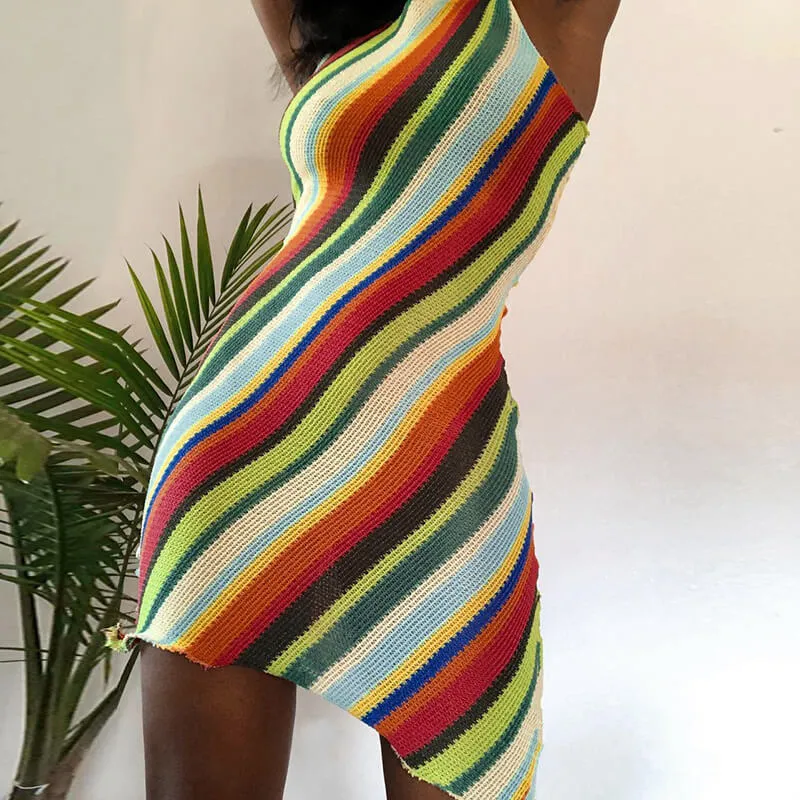 Asymmetrical Sleeveless Wholesale Summer Dresses Wholesale Jersey Dresses