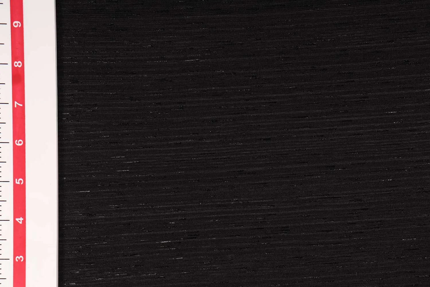 Black Plain Lurex Spandex Knit Fabric