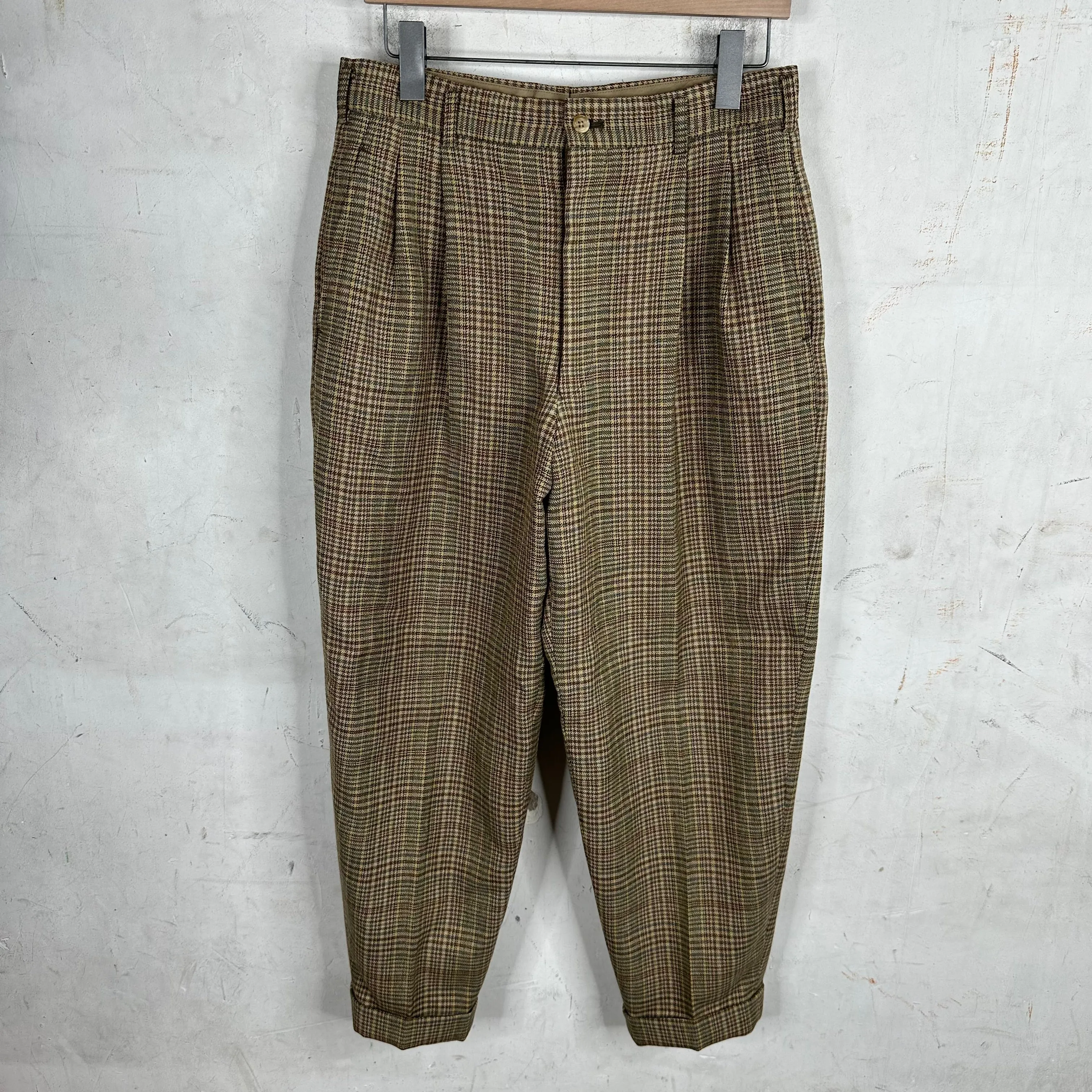CDG Homme Plus Tweed Wool Trousers