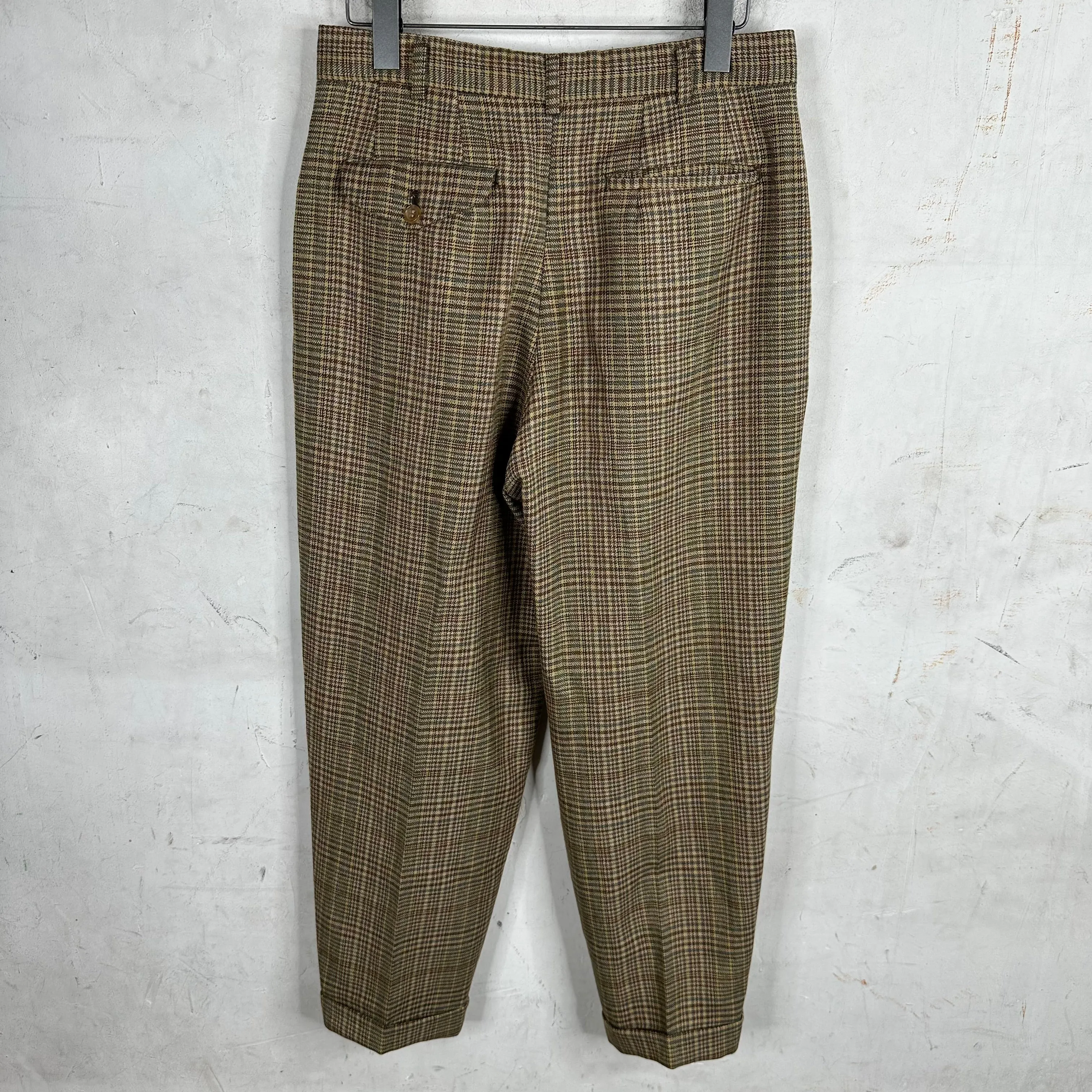 CDG Homme Plus Tweed Wool Trousers