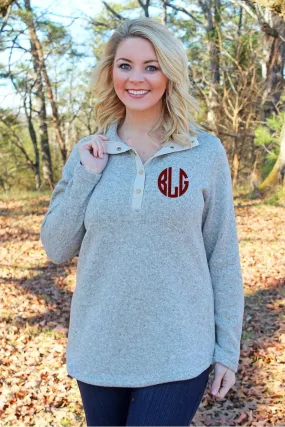 Charles River Women's Hingham Tunic, Oatmeal Heather *Personalize It! (Wholesale Pricing N/A)