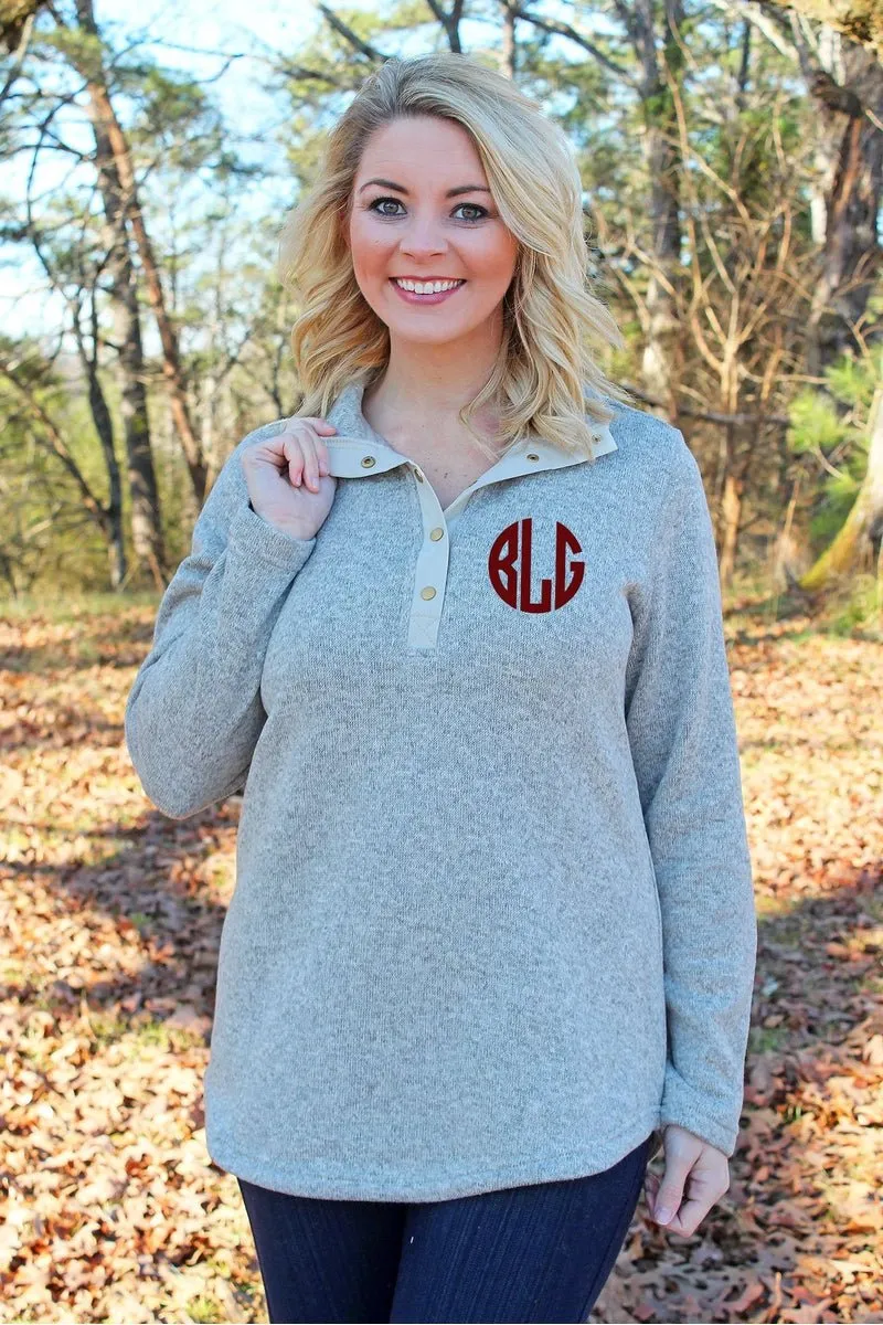Charles River Women's Hingham Tunic, Oatmeal Heather *Personalize It! (Wholesale Pricing N/A)