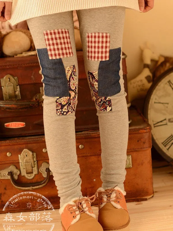 Clearance - patchwork leggings