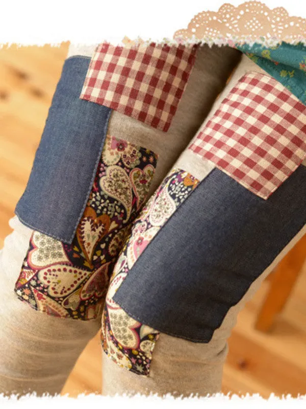 Clearance - patchwork leggings