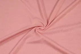 Dark Peach Foil Printed Knit Fabric