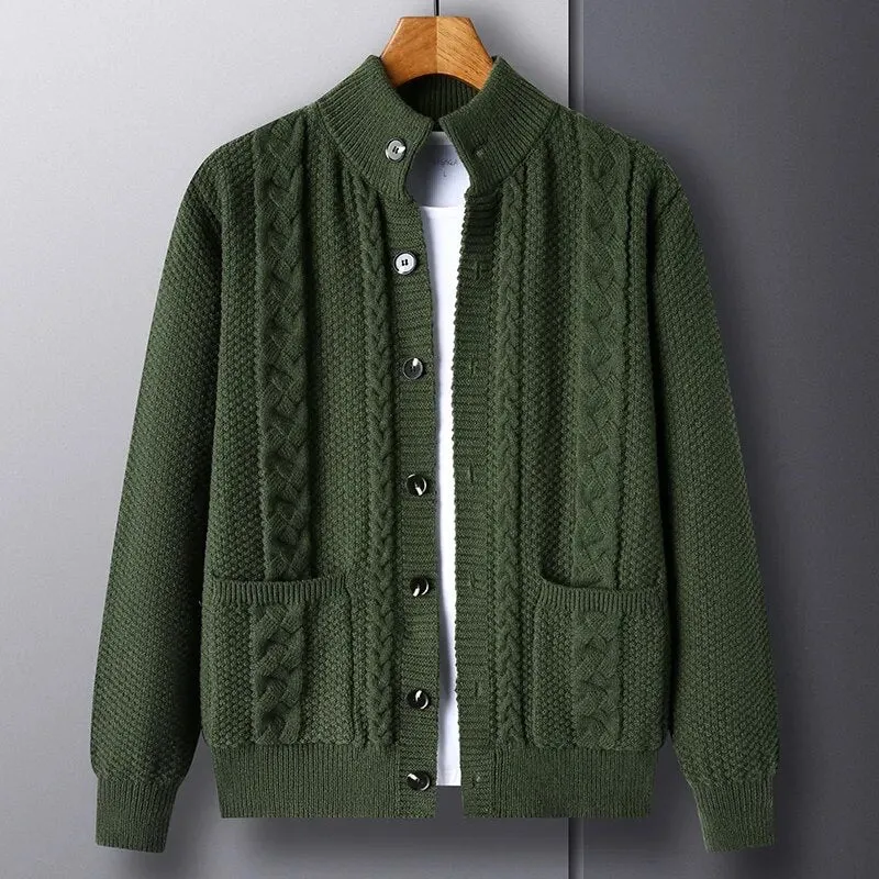 Diamond Plaid Thick Sweater