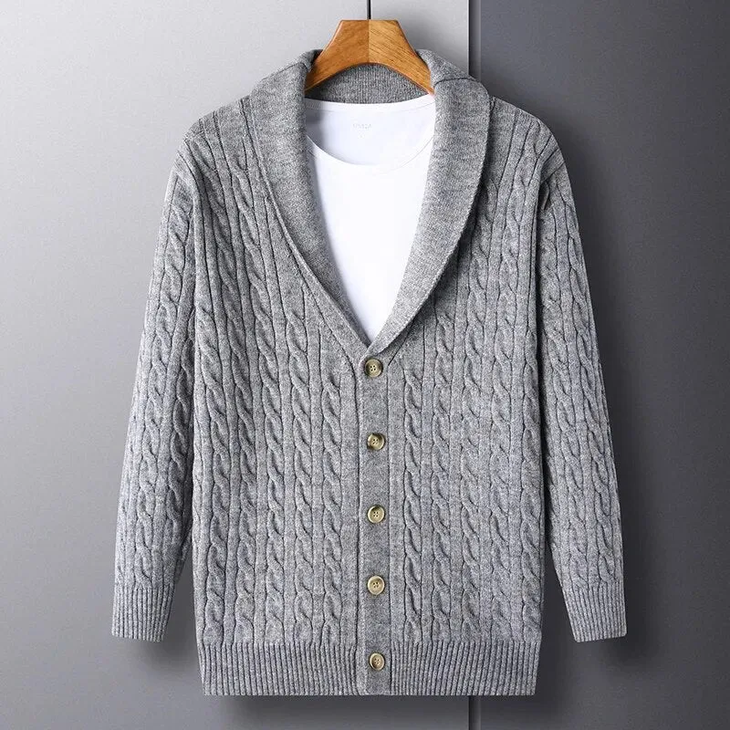 Diamond Plaid Thick Sweater