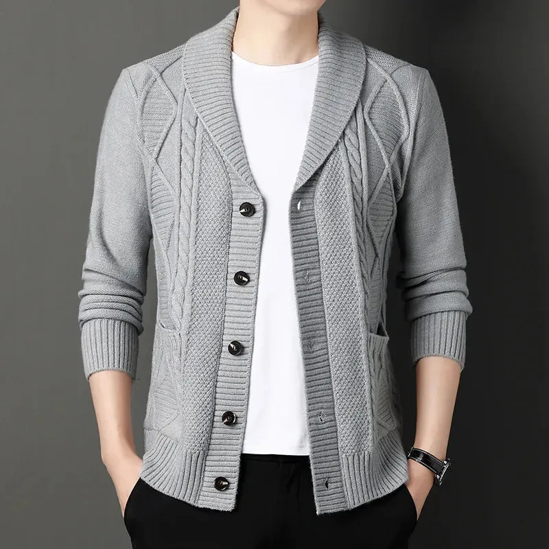 Diamond Plaid Thick Sweater