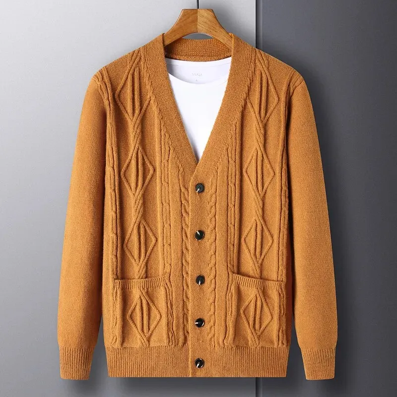 Diamond Plaid Thick Sweater