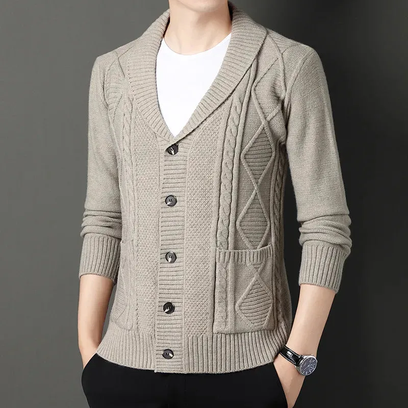 Diamond Plaid Thick Sweater