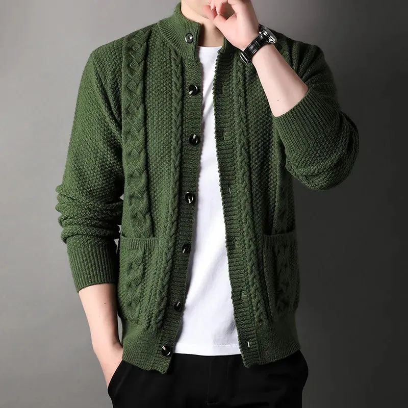 Diamond Plaid Thick Sweater