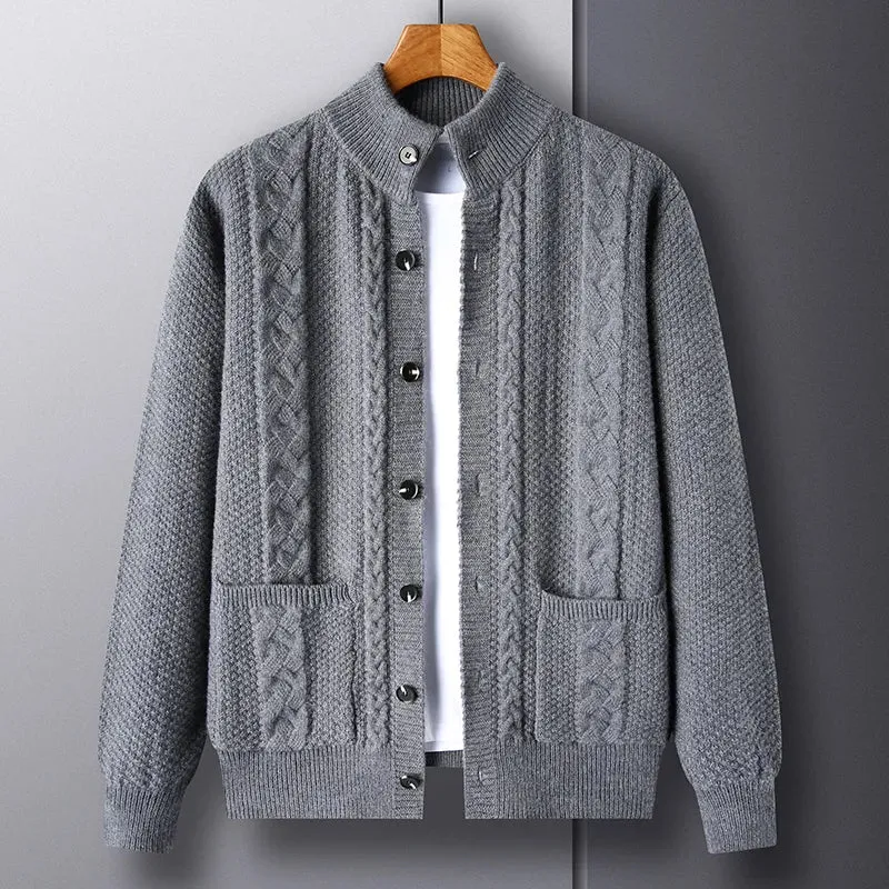 Diamond Plaid Thick Sweater