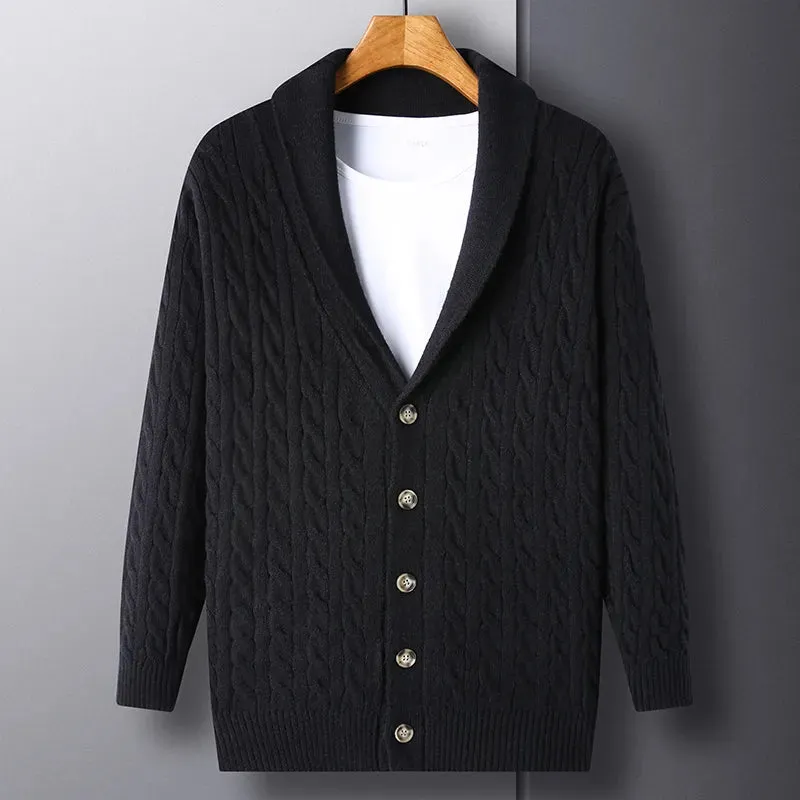 Diamond Plaid Thick Sweater