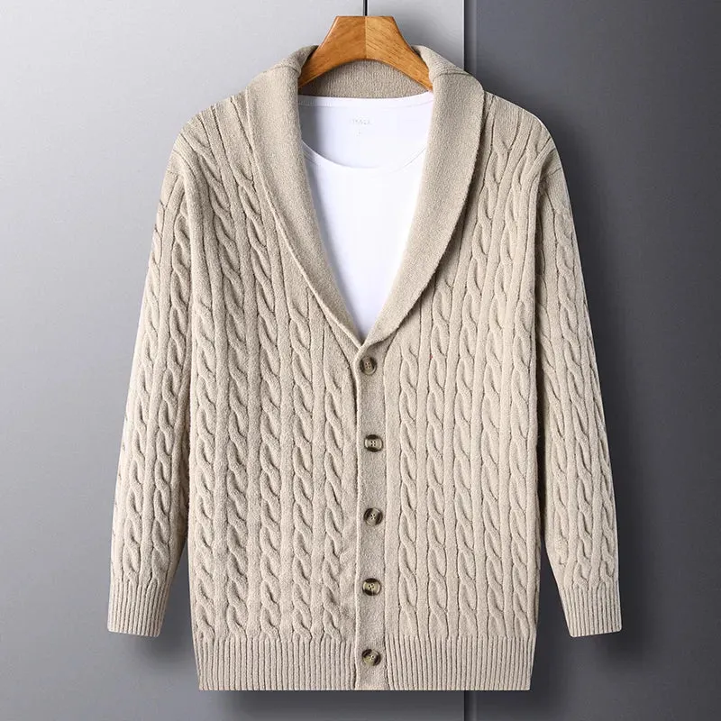 Diamond Plaid Thick Sweater