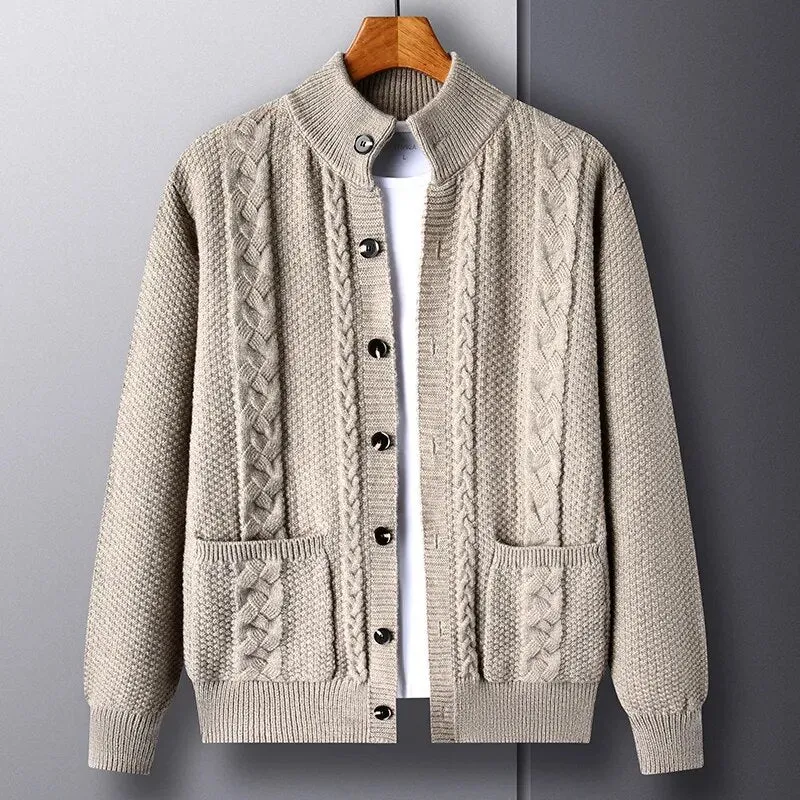 Diamond Plaid Thick Sweater