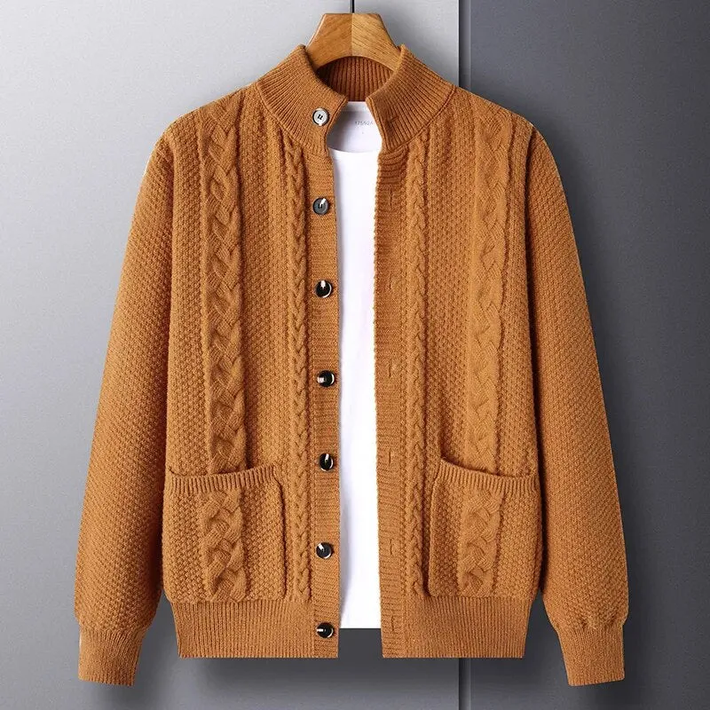 Diamond Plaid Thick Sweater