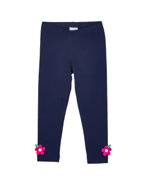 Flower Applique Leggings