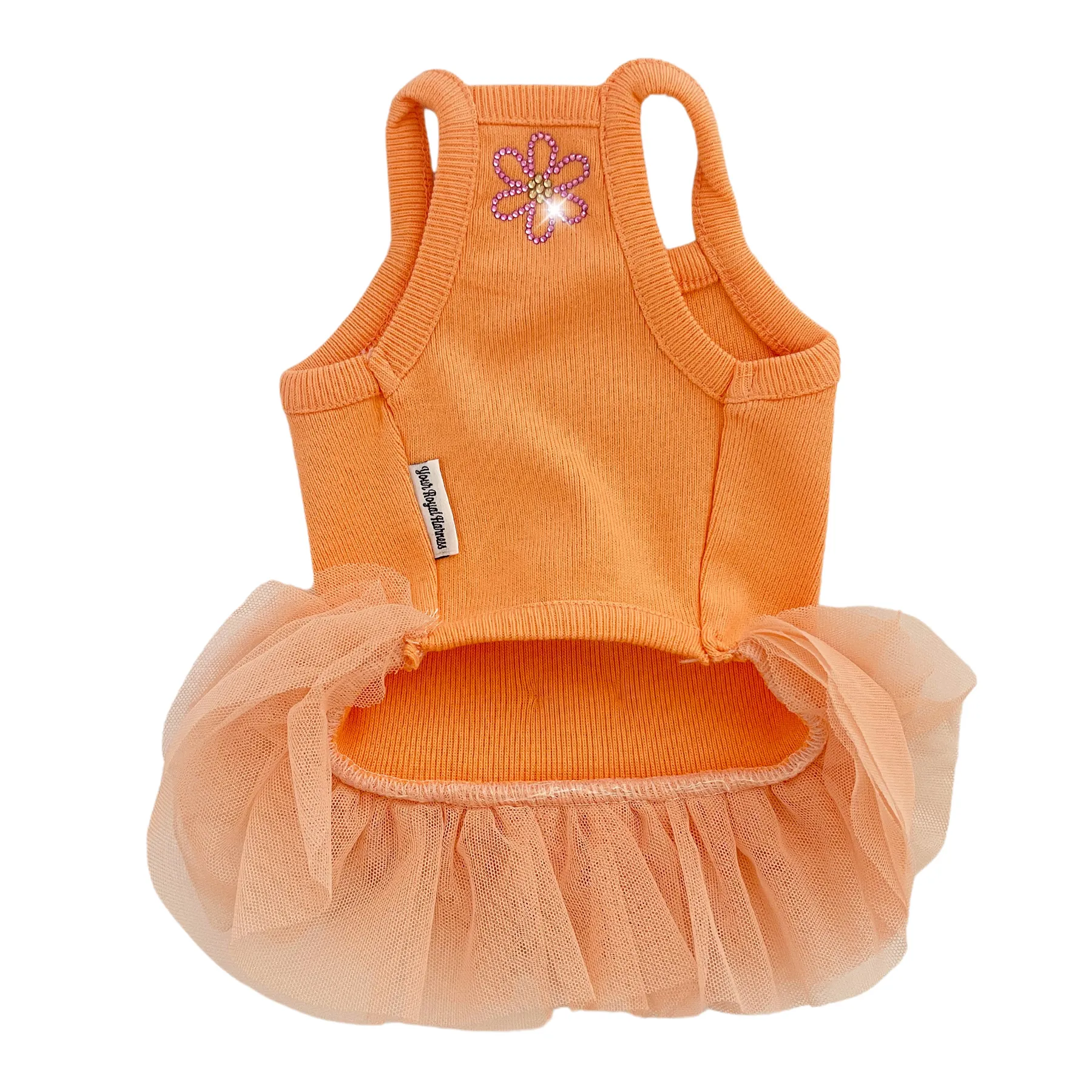 flower crystal tutu dress