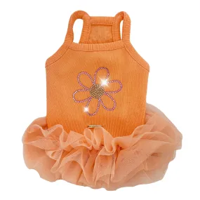flower crystal tutu dress