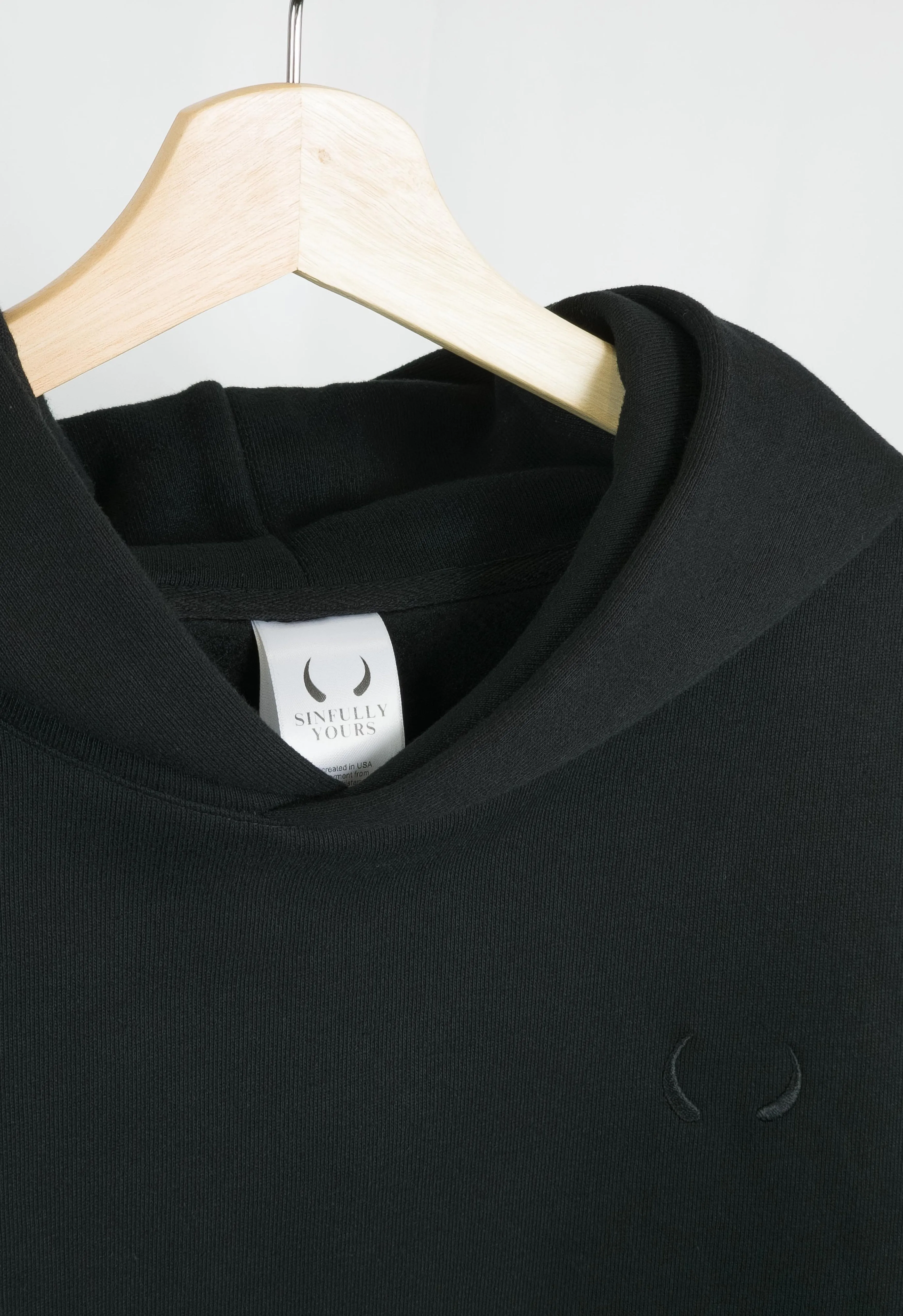Heavy Weight Hoodie - Black