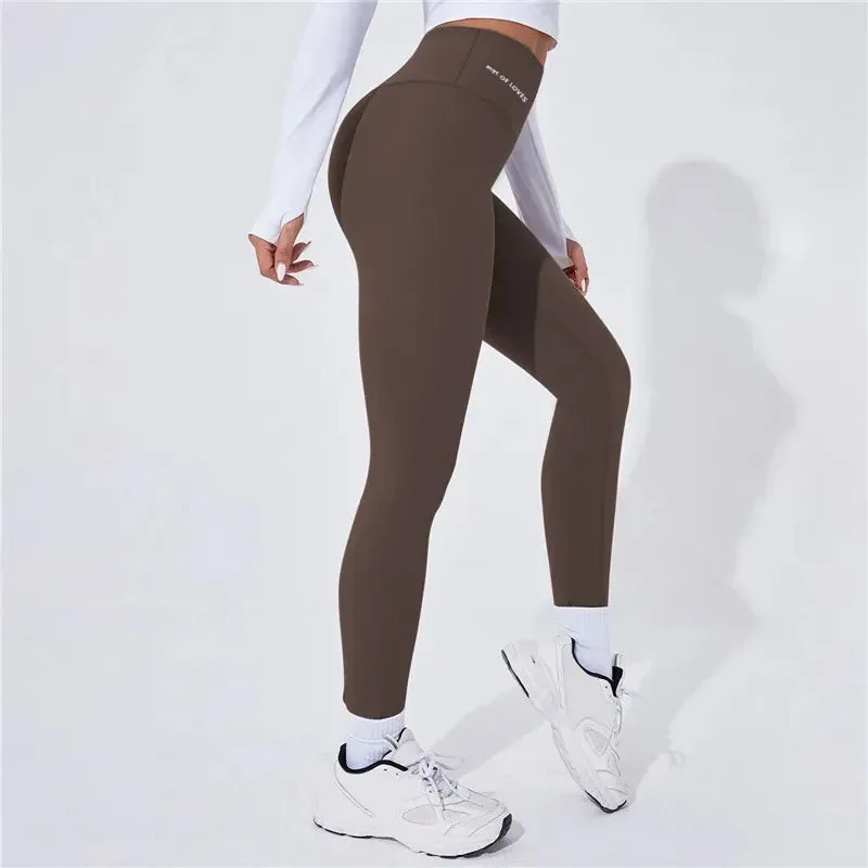 High Waist Yoga Warm Leggings for Sexy Butt Lifting Fit