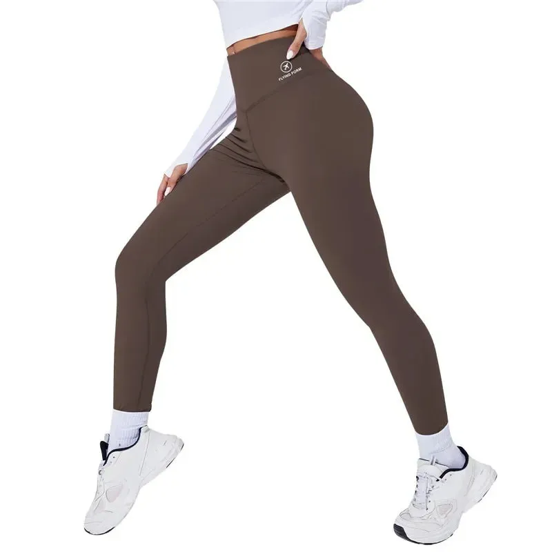 High Waist Yoga Warm Leggings for Sexy Butt Lifting Fit