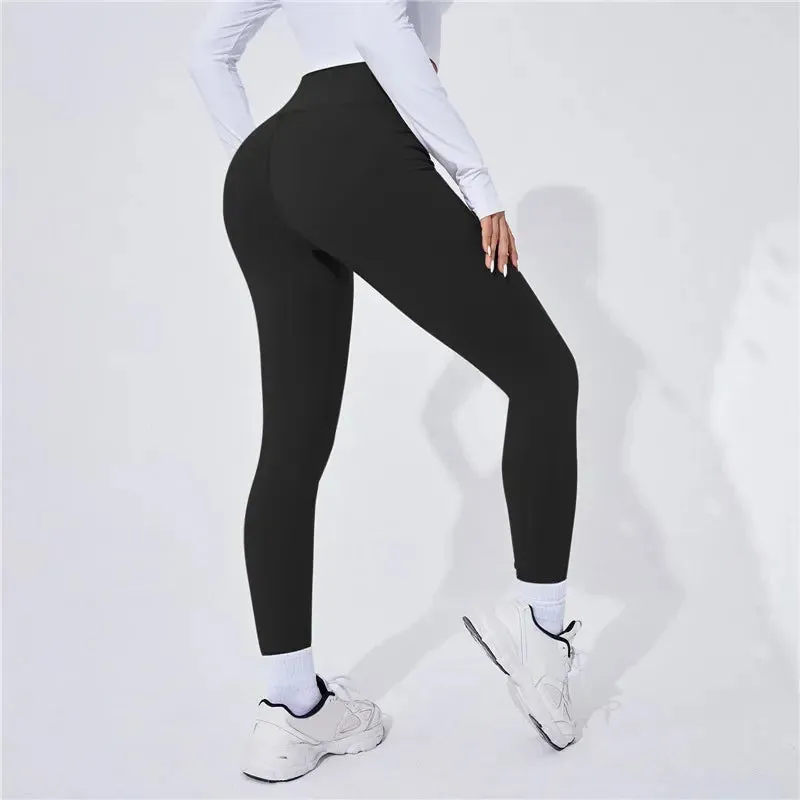 High Waist Yoga Warm Leggings for Sexy Butt Lifting Fit