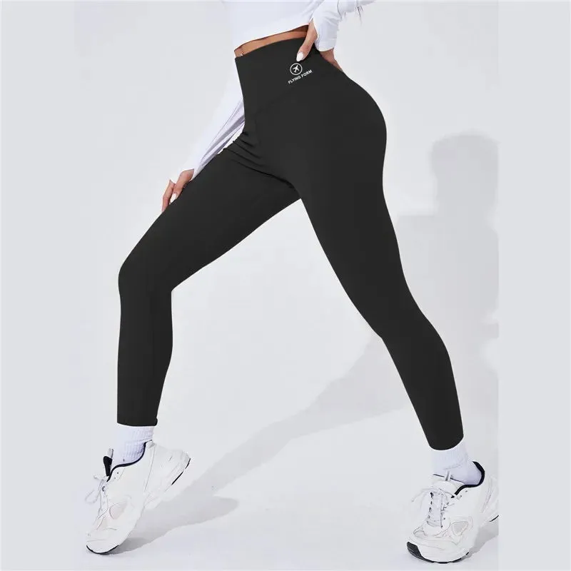 High Waist Yoga Warm Leggings for Sexy Butt Lifting Fit