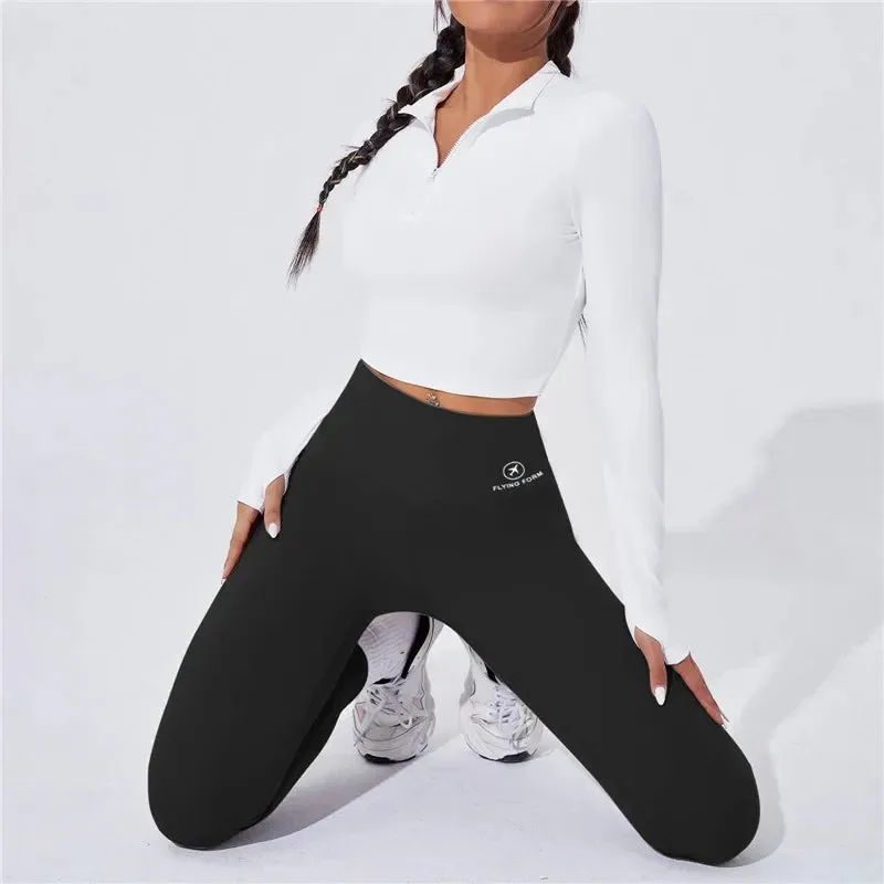 High Waist Yoga Warm Leggings for Sexy Butt Lifting Fit