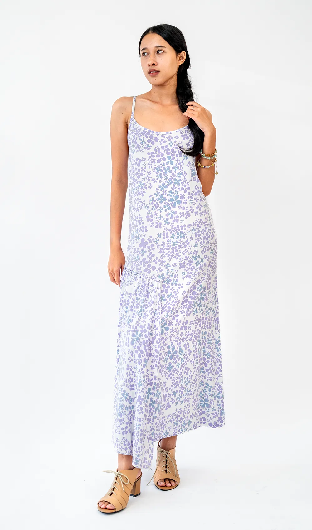 Hydrangea Lilac Panel Dress, 2 sizes