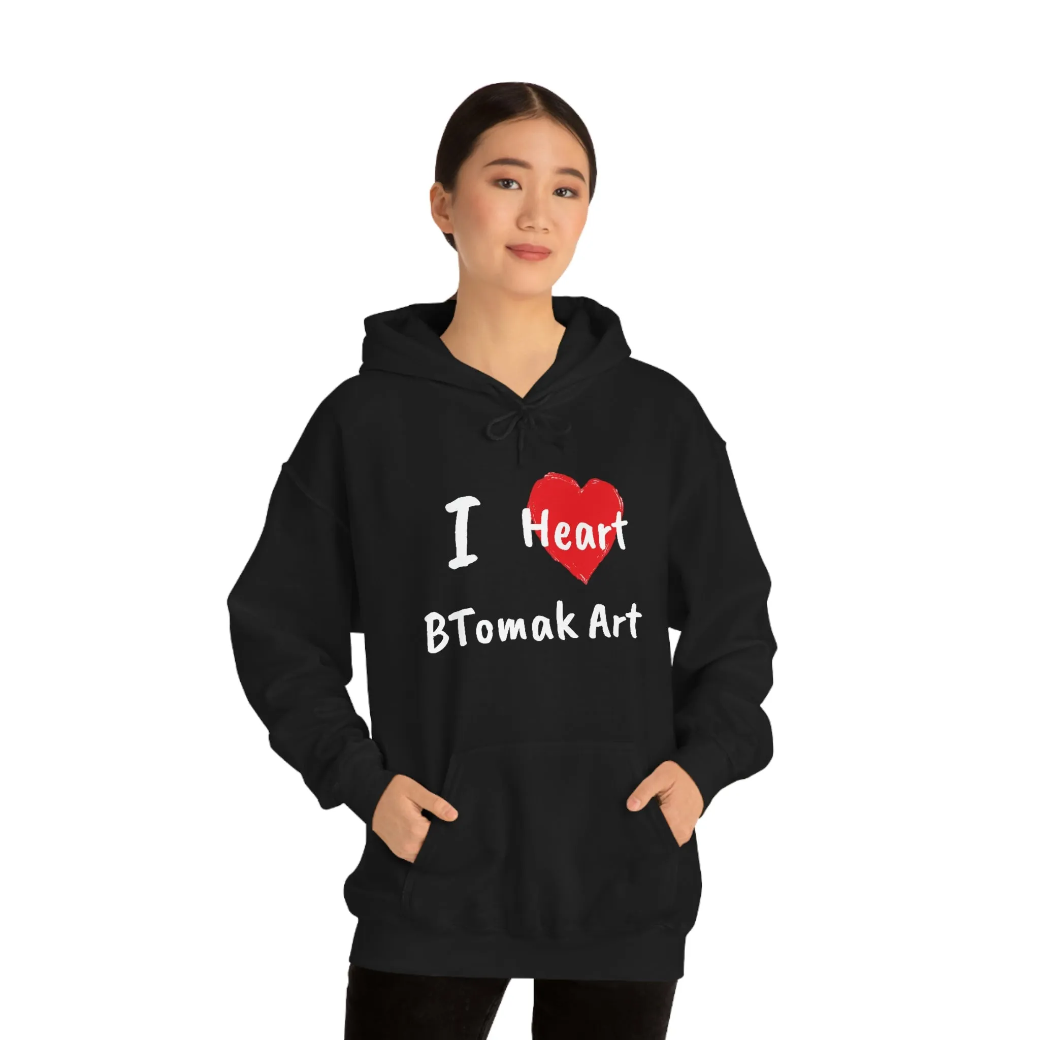 I Heart BTomak Art Unisex Heavy Blend™ Hooded Sweatshirt