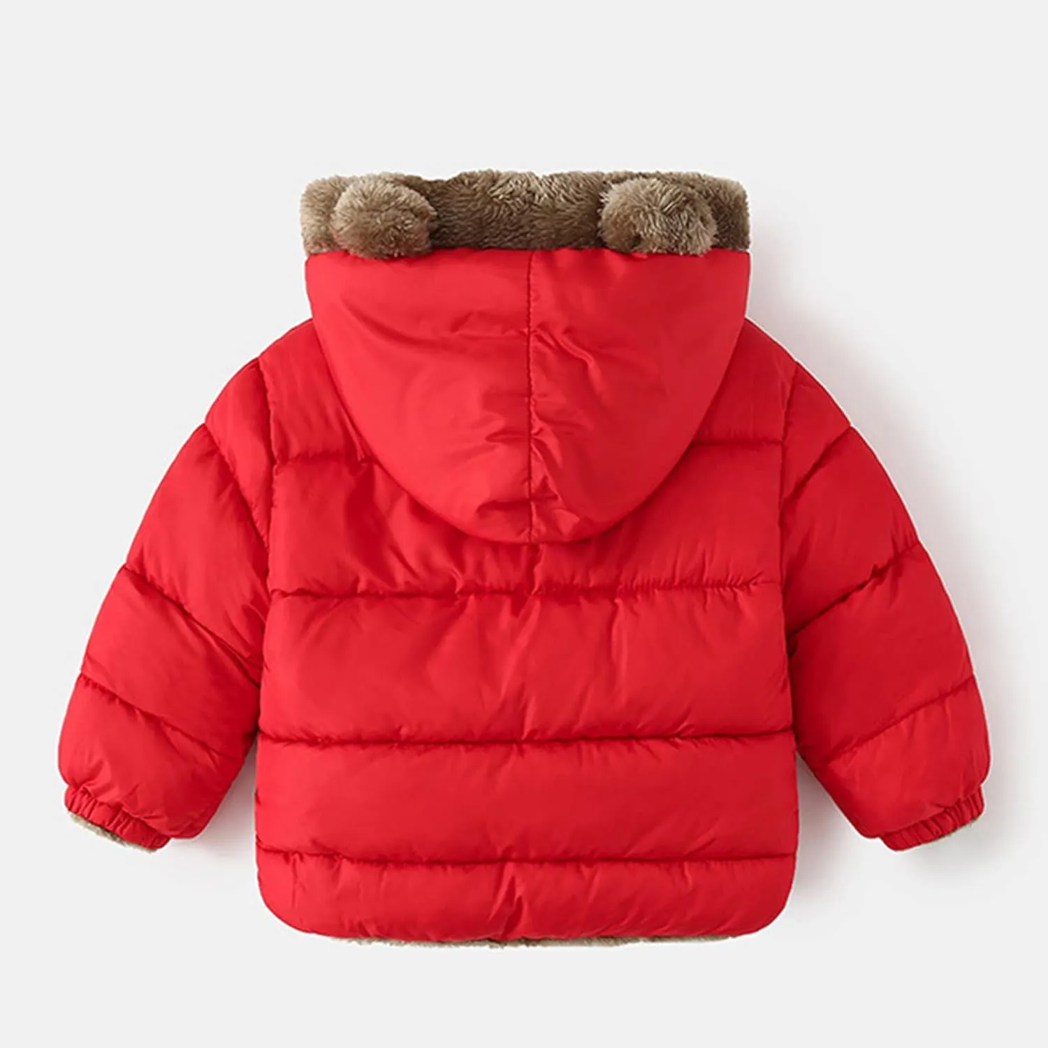 Kids Winter Coats Toddler Boys Girls Winter Bear Ears Coat With Hooded Jacket 𝒫uffer Down Outwear 1-5 Years
