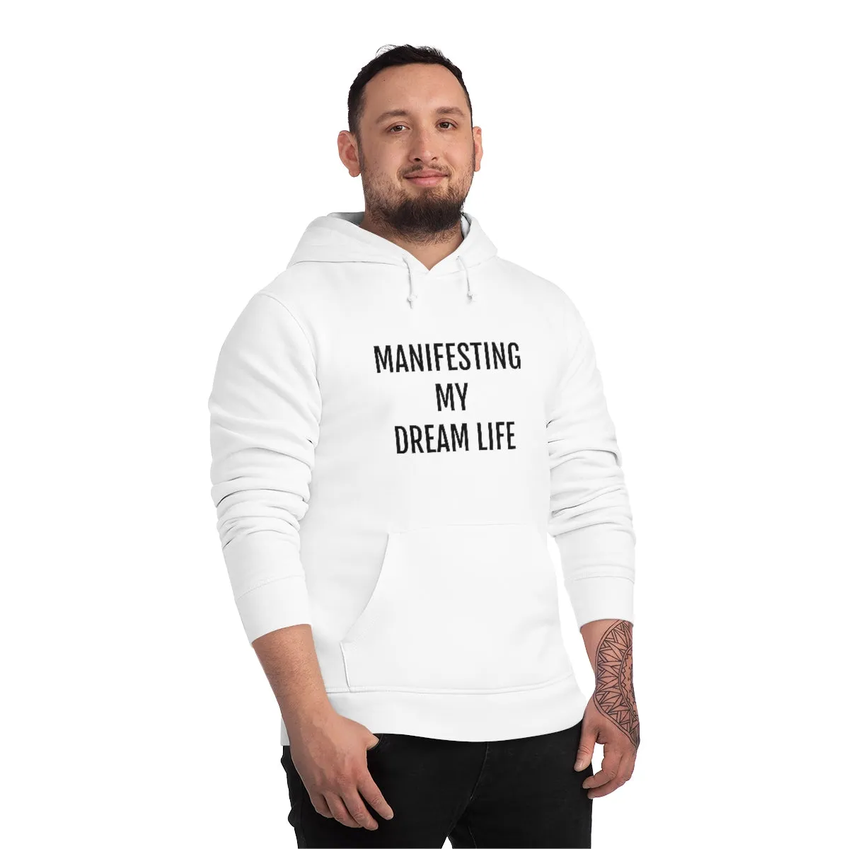 Manifesting My Dream Life Unisex Drummer Hoodie