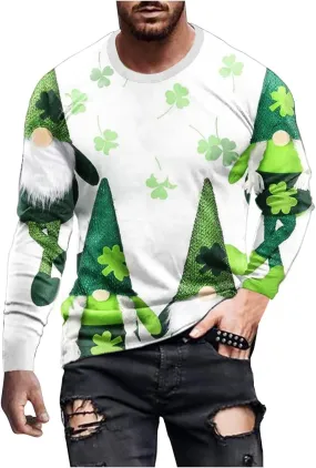 Men's Autumn And Winter Tops Halloween Themed And Thick Long Sleeved Sweater Cool Sweatshirts Halloween Long Sleeve
