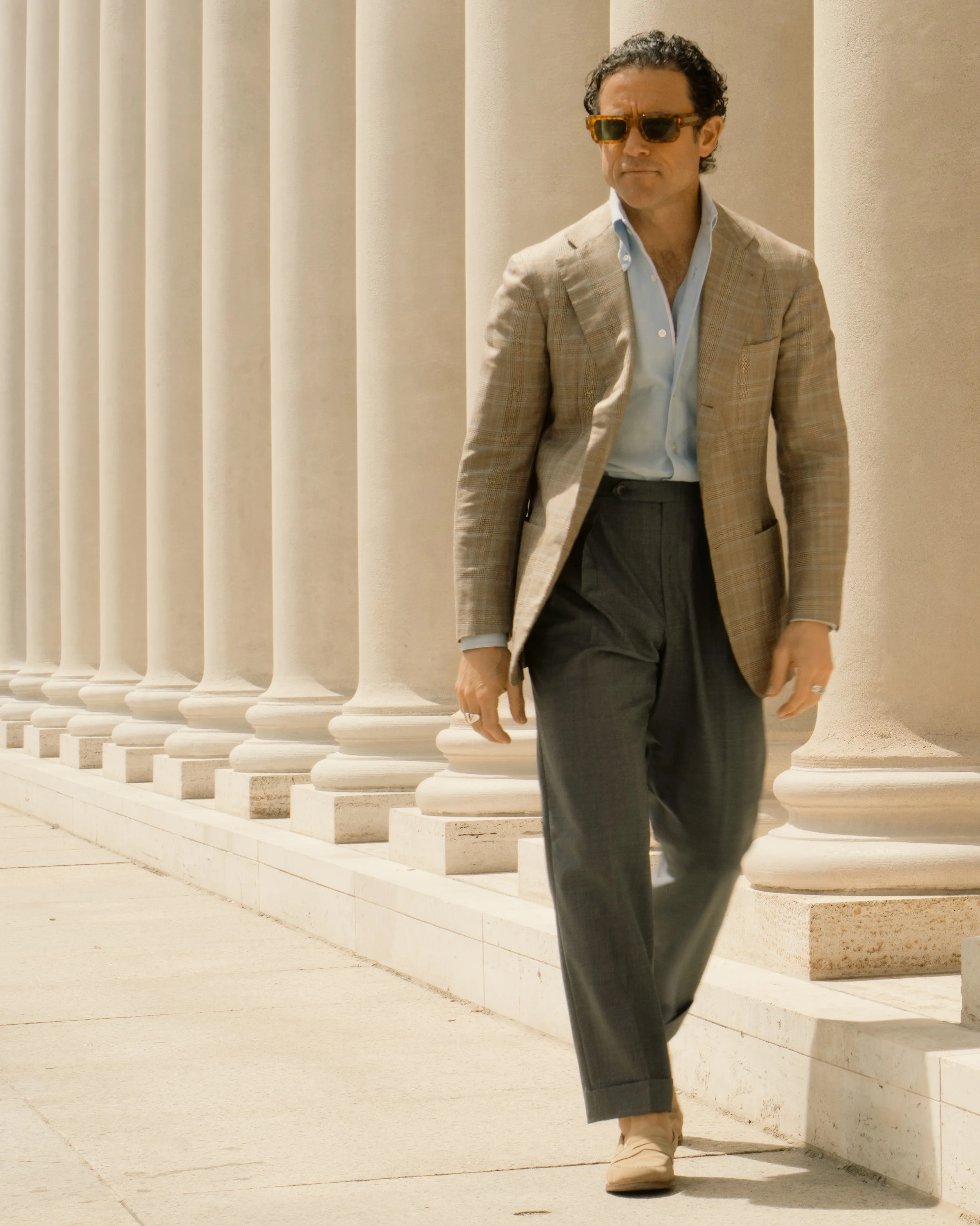 New York wool trousers