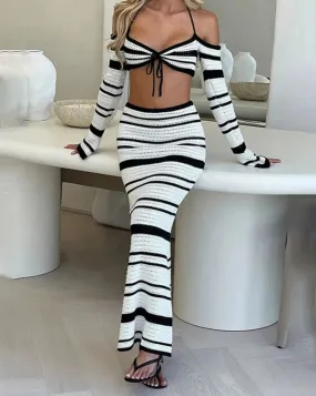 No Hard Feelings Knit Skirt  Set
