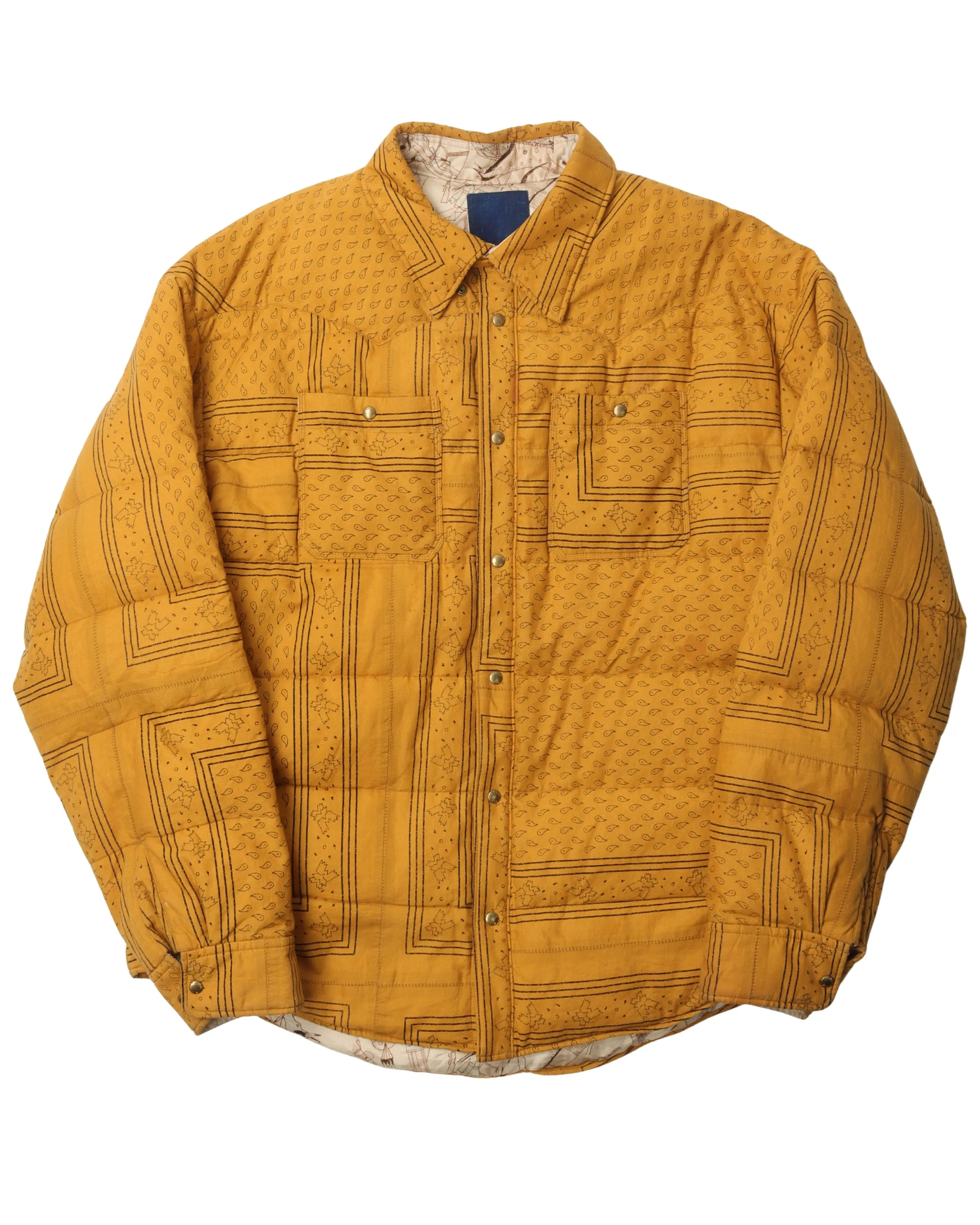 Orange Padded Jacket
