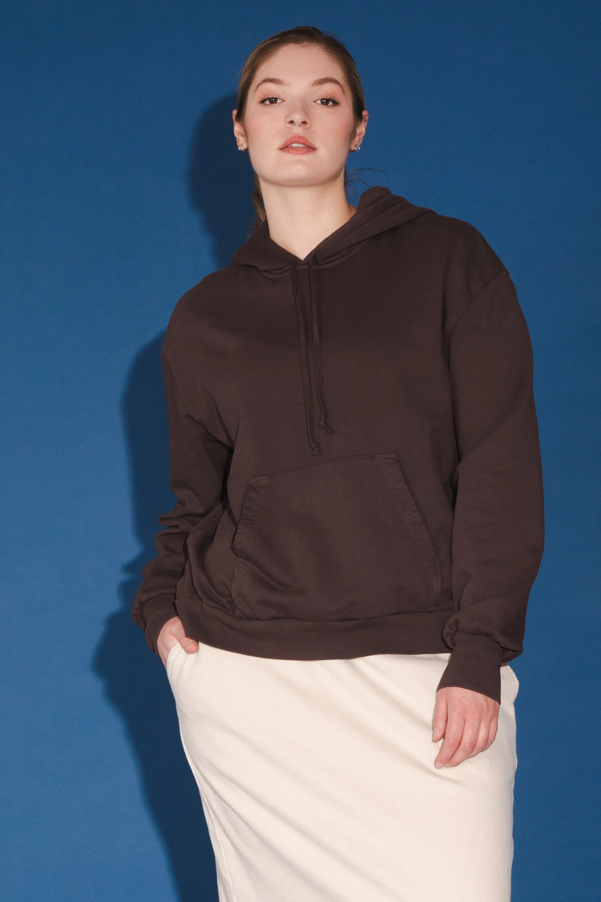 Organic Fleece Sweatshirt in Felt