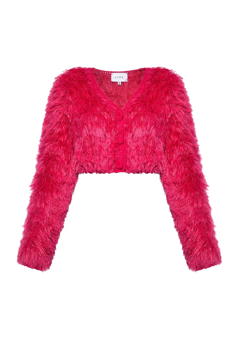 Pop Fluffy Cardigan