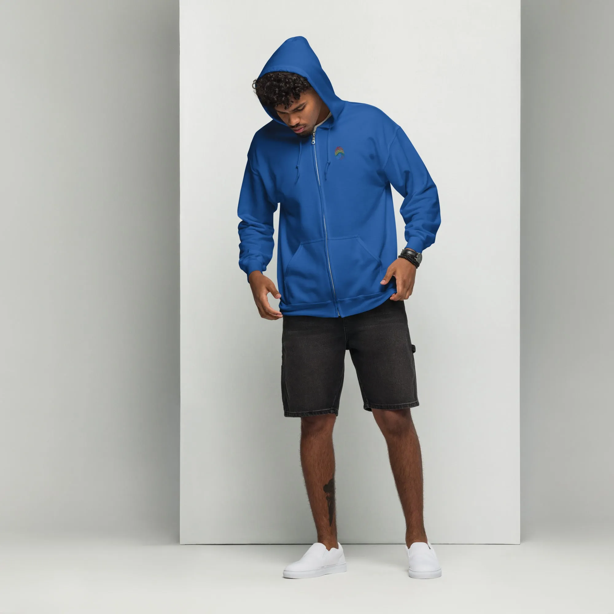 Rainbow Identity Heavy Blend Zip Hoodie
