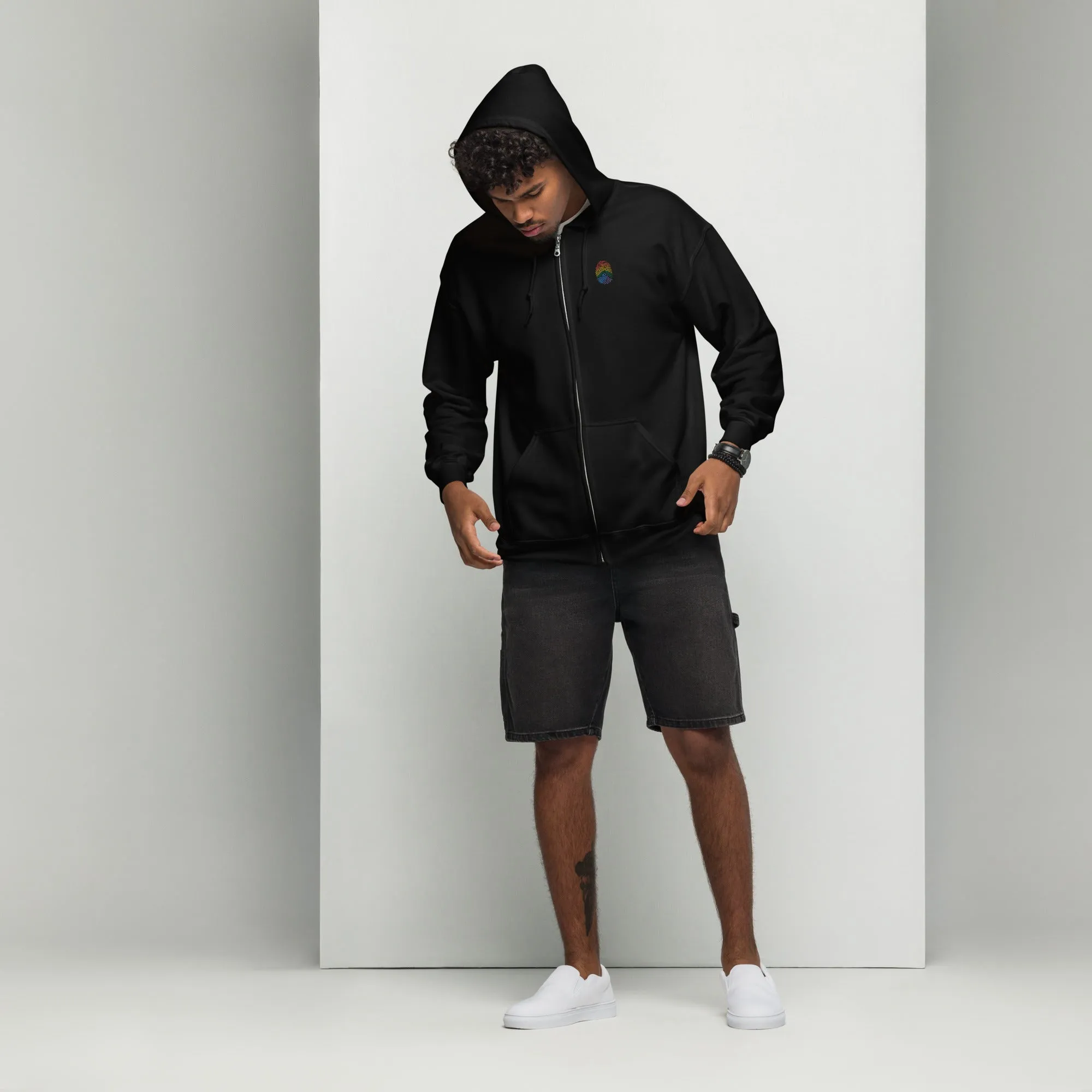 Rainbow Identity Heavy Blend Zip Hoodie