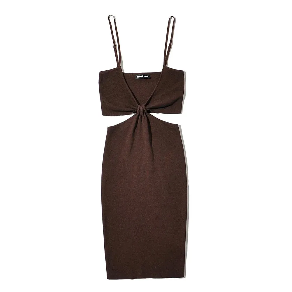 Sexy Slim Low-Cut Hollow Sling Knit Dress Wholesale Bodycon Dresses