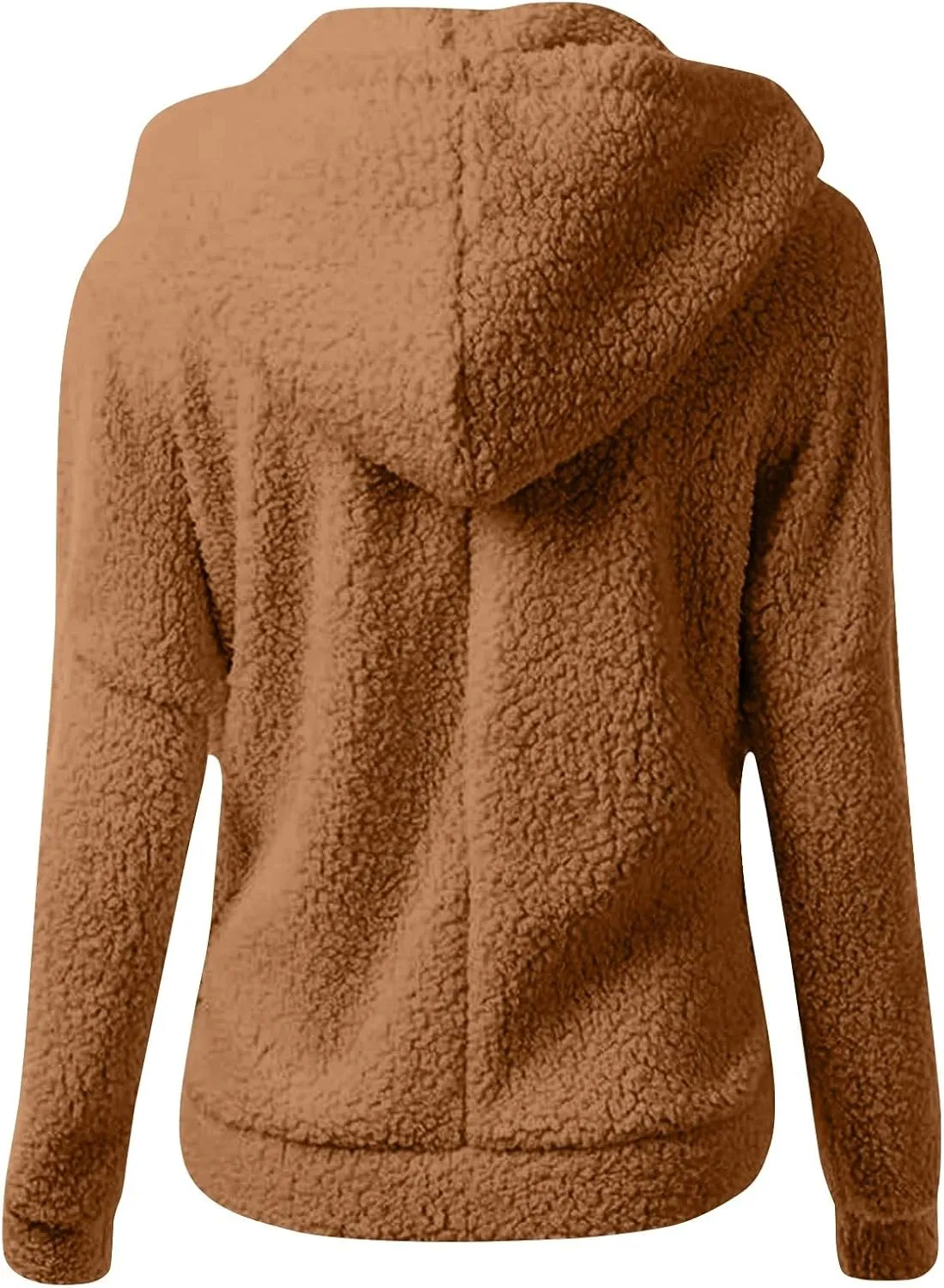 Sherpa Jacket Women Zip Up Hoodies Lightweight Fleece Lined Fall Winter Coats Comfy Warm Sherpa Jackets with Pocket