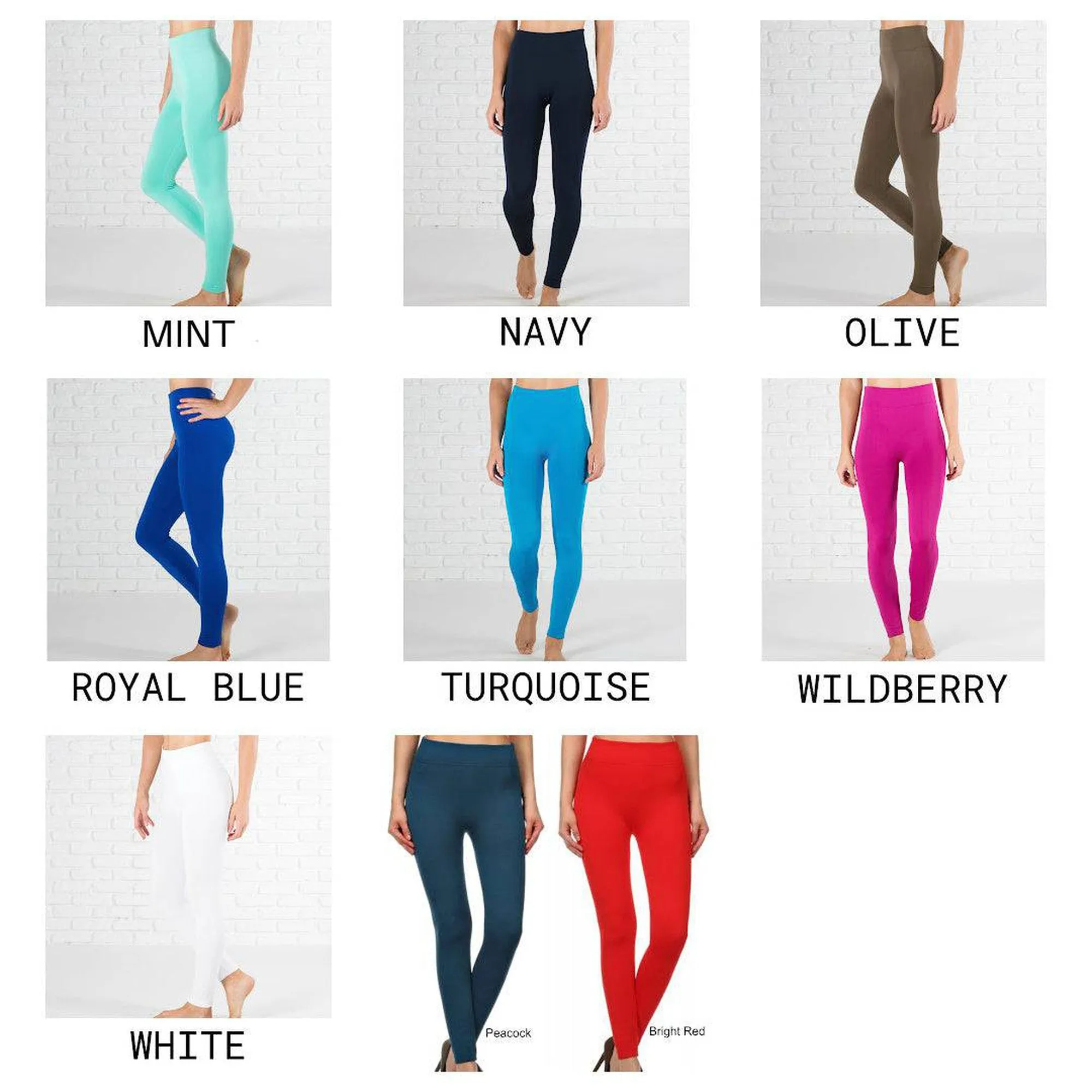 Slimming Fleece Lined Leggings- Truly Contagious