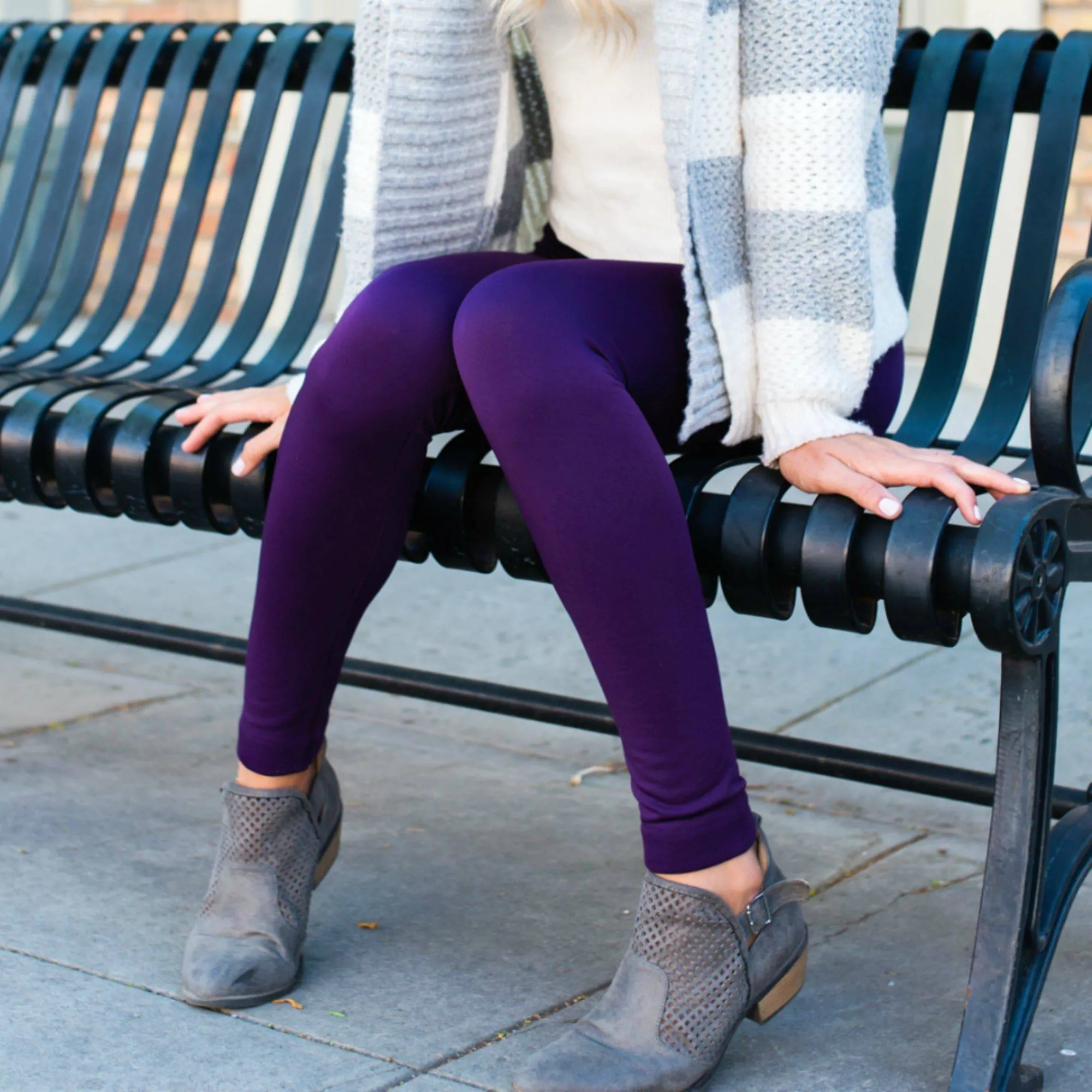 Slimming Fleece Lined Leggings- Truly Contagious