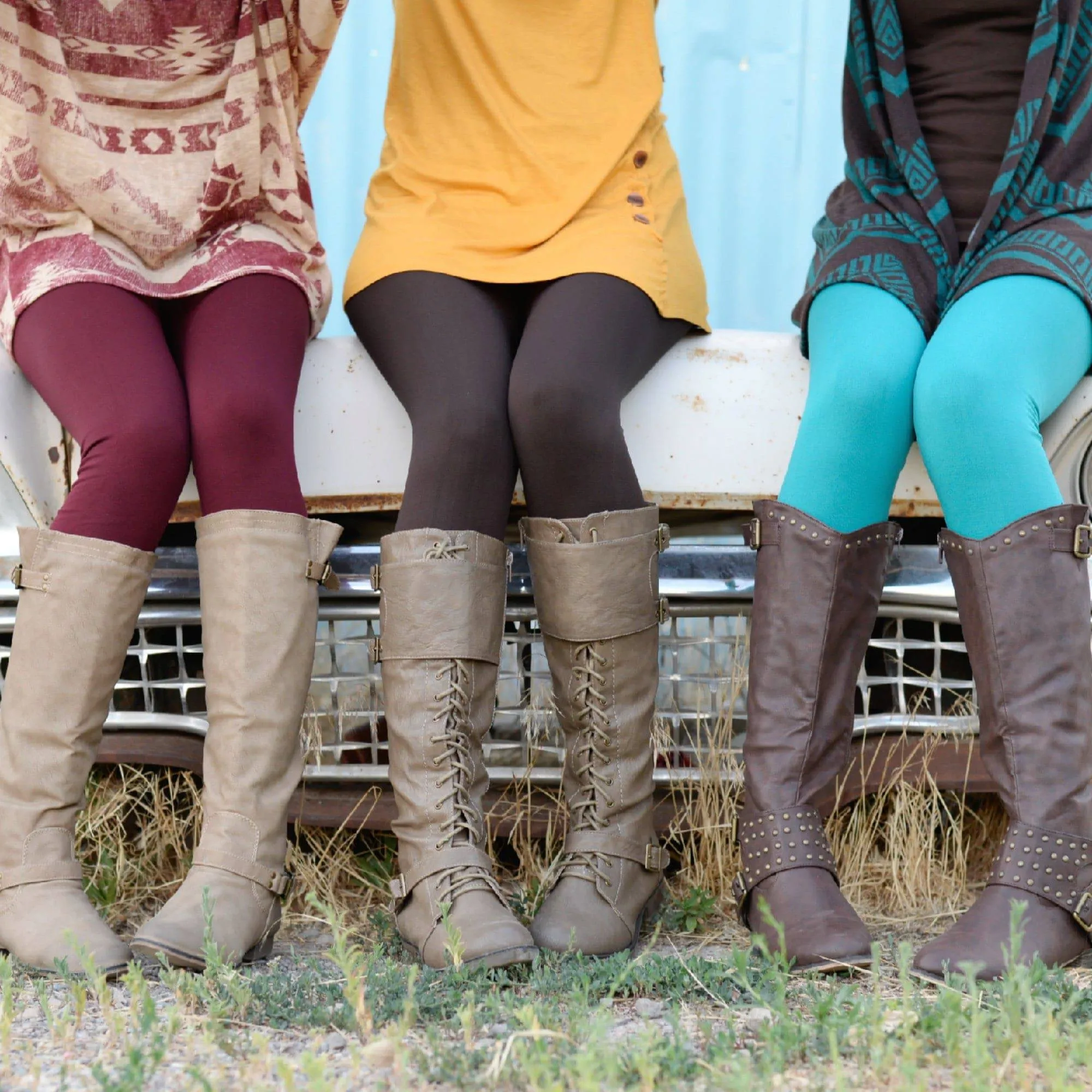 Slimming Fleece Lined Leggings- Truly Contagious