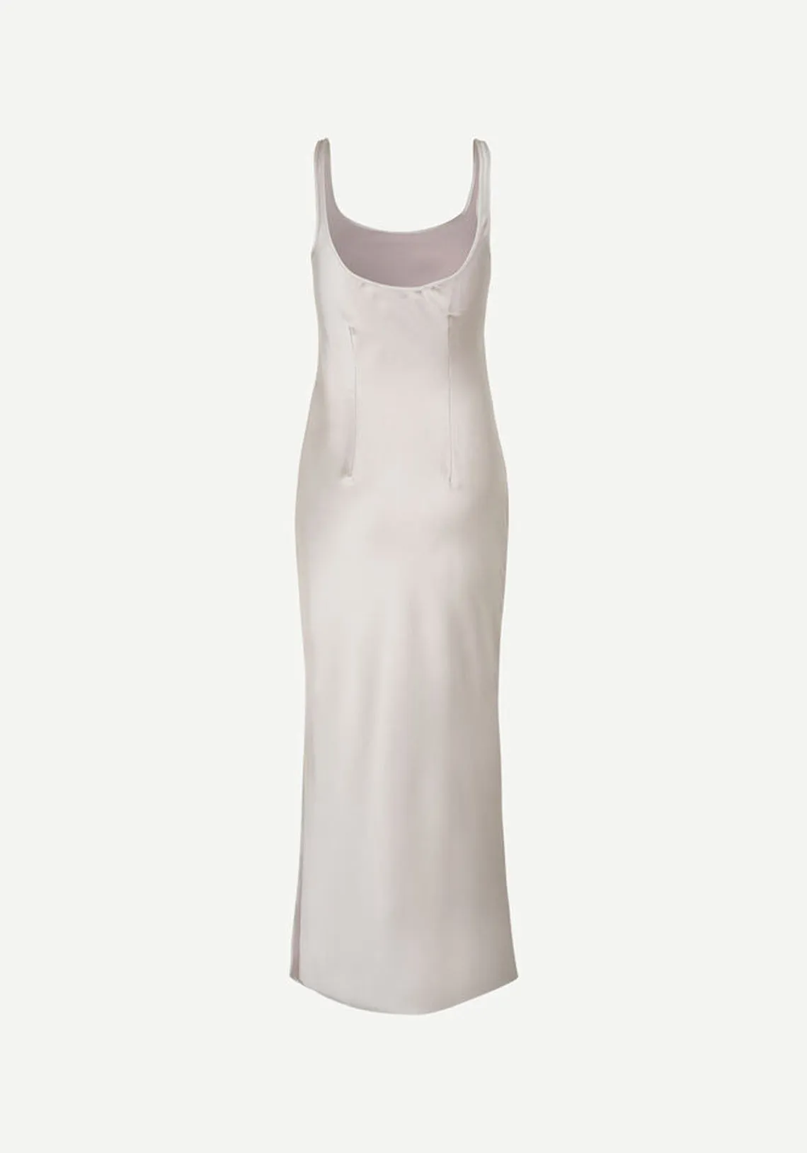 SUNNA DRESS WARM SILVER