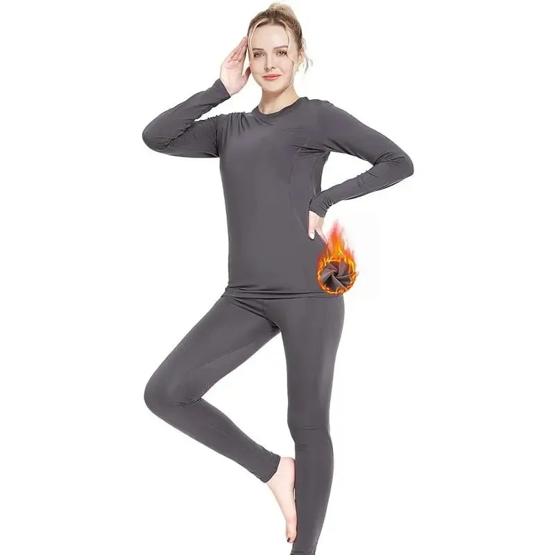 Thermal Underwear for Women Cold Weather Gear Long Johns Winter Base Layer for Skiing Running